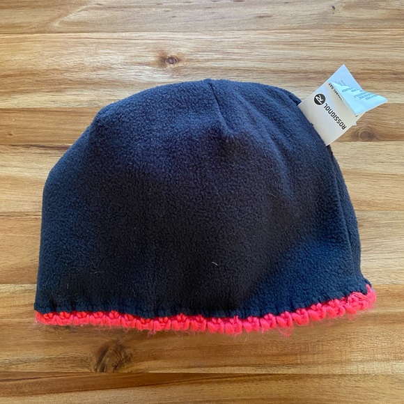 Rossignol Knitted Toddler Girl Hat Lined in Fleece Size: OS (5-6T) - Picture 2 of 2